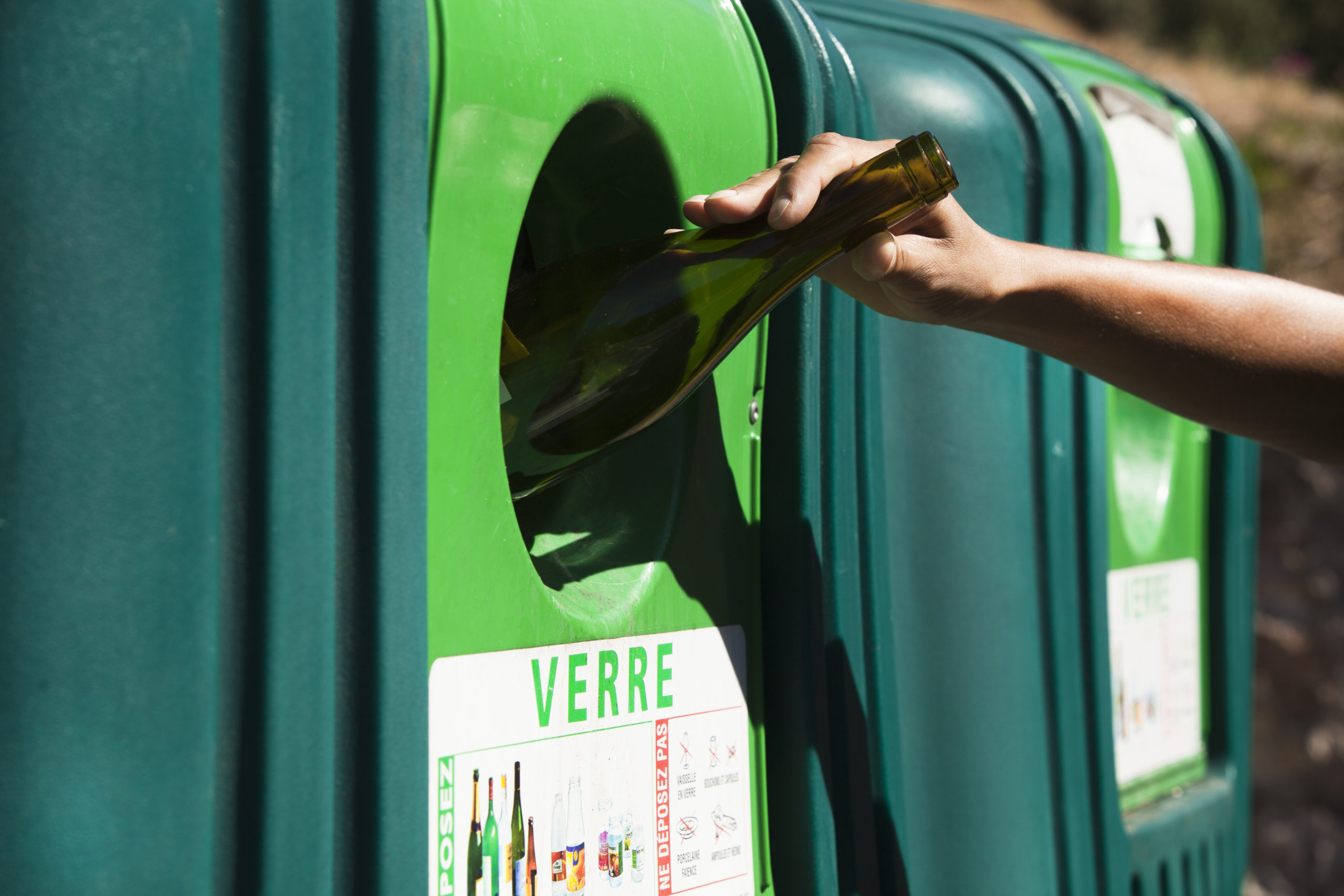 bac à verre