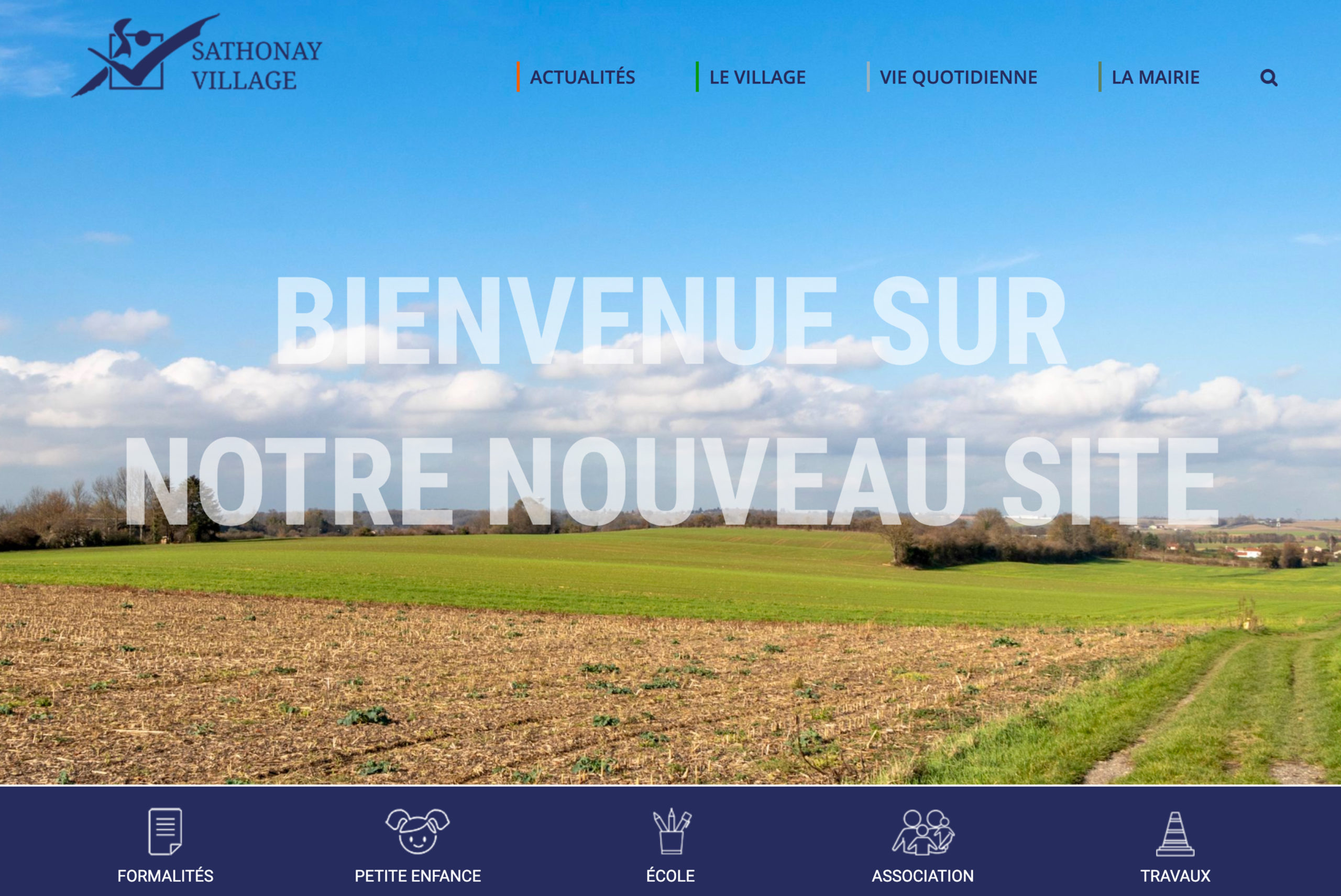 Nouveau site internet