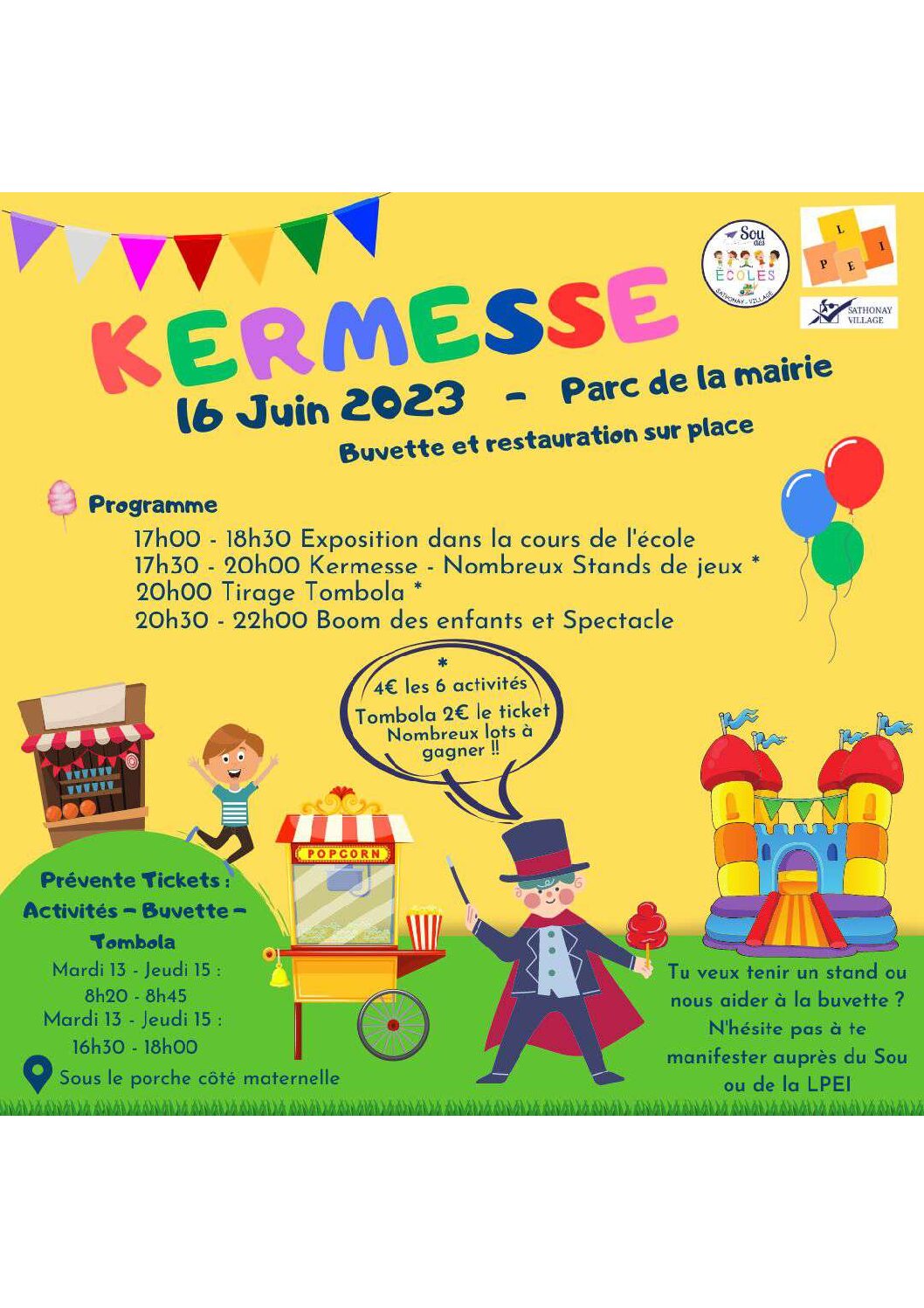 Kermesse de l'école - Sathonay-Village