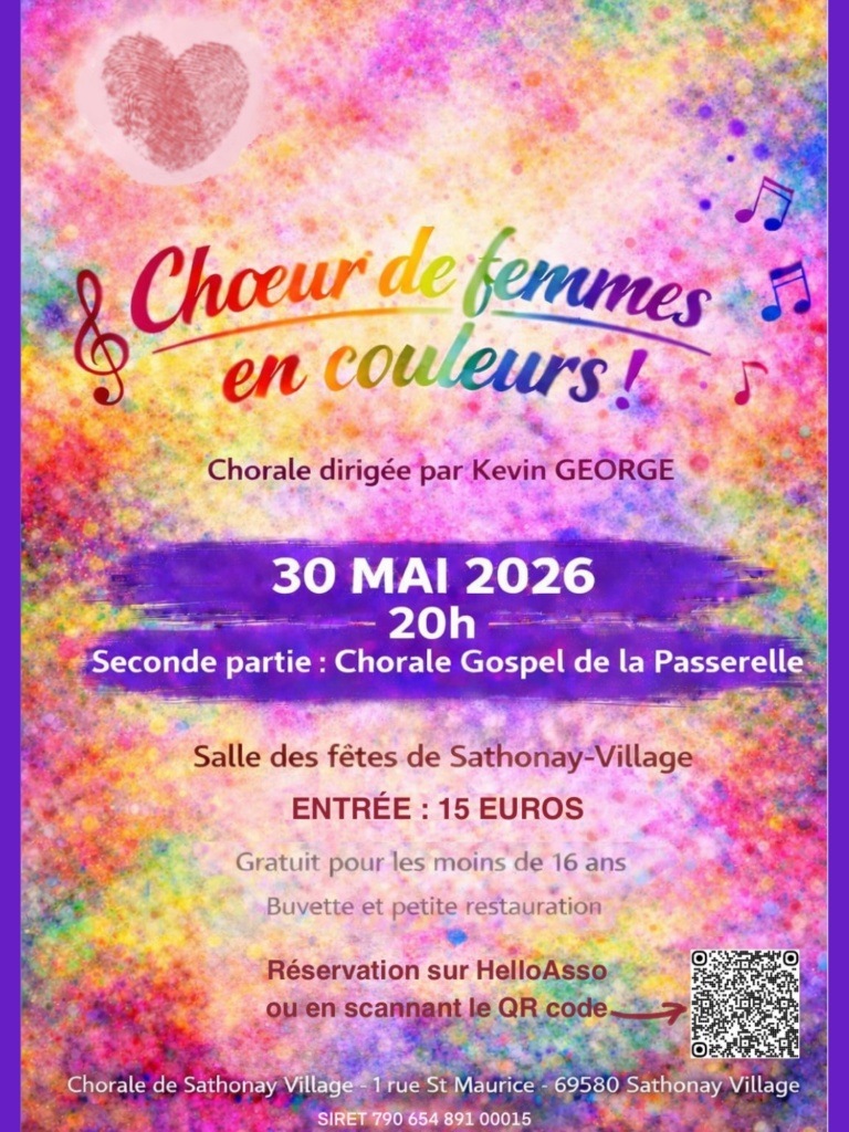 Concert Choeur de femmes Sathonay-Village