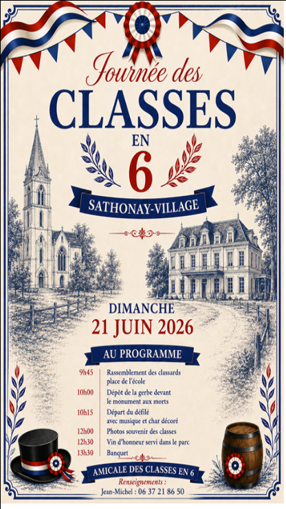 Journée des classes en 6 à Sathonay-Village