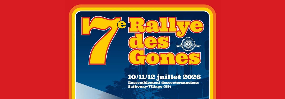 Le Rallye des Gones 7 : scooters et musique vintage à Sathonay-Village