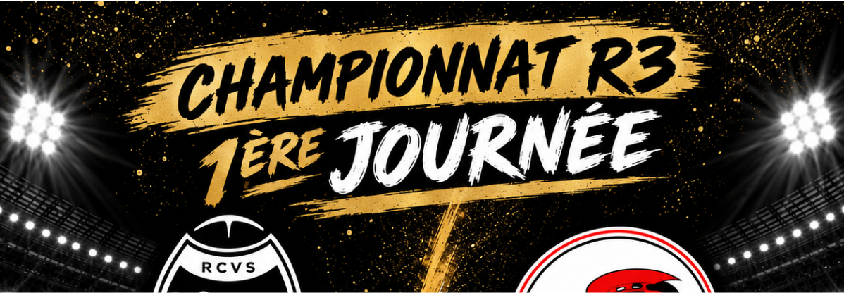 Le RCVS joue la 1ᵉ journée du championnat R3 face à l'équipe de L'Arbresle.
